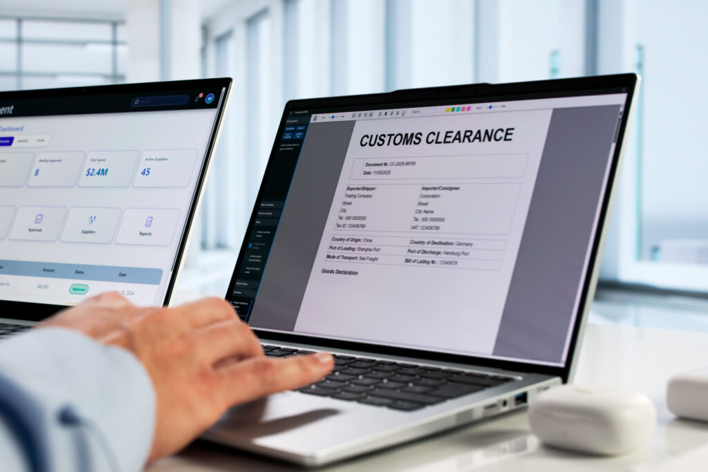 Customs clearance documents for compliant international sourcing and parallel imports