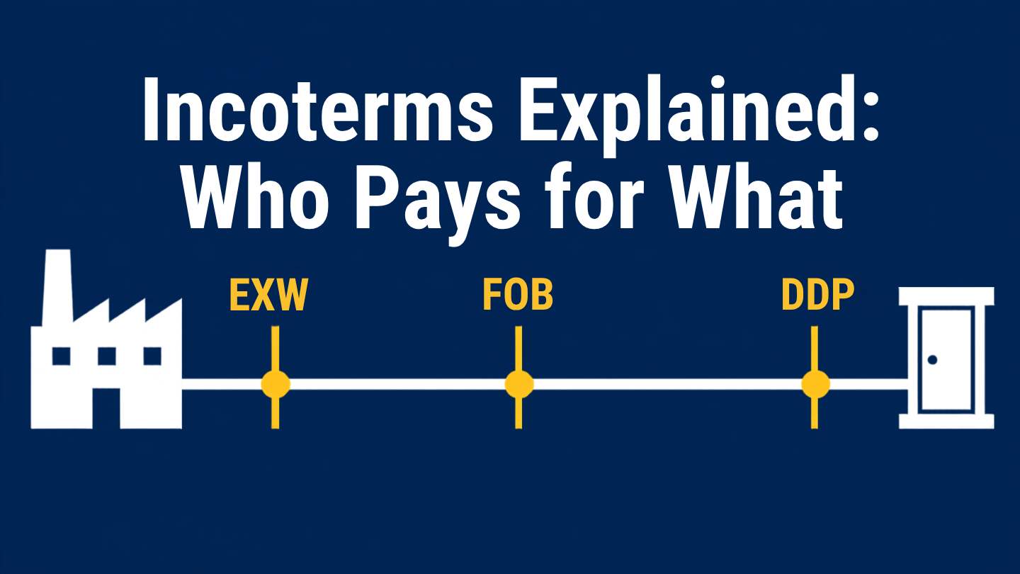 "Incoterms explained who pays for shipping"